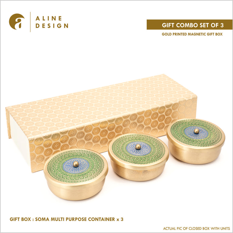 GIFT BOX : SOMA MULTI PURPOSE CONTAINER x 3