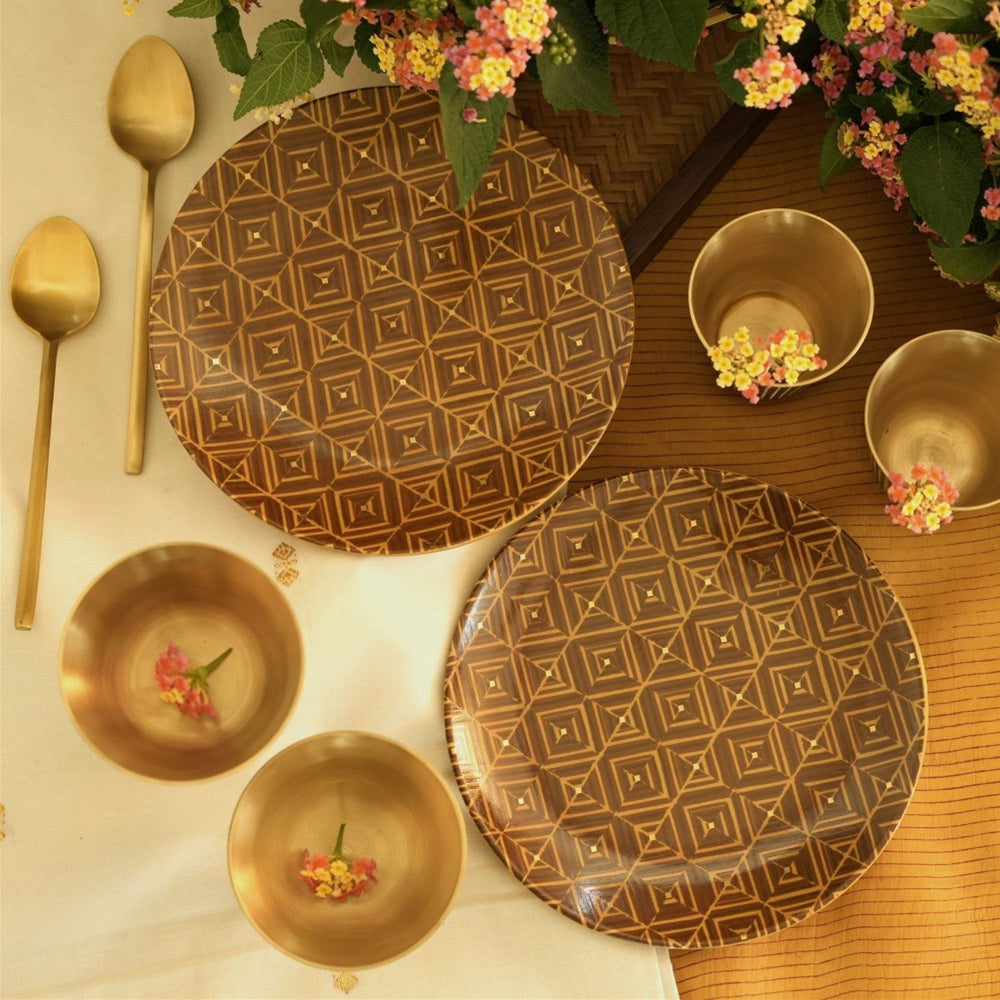 BARMER QUATER SNACK PLATE Set of 2