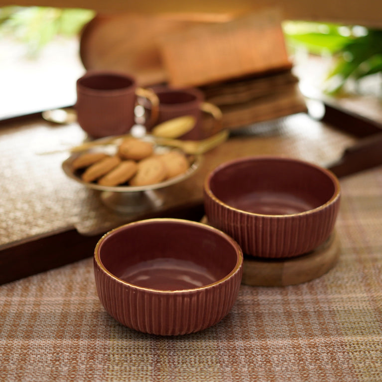 CHEAPORA DEEP BOWLS SET of 2