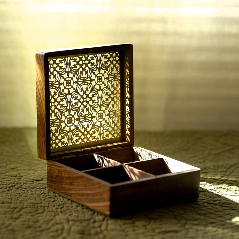 PAVITRA BOX with 4 PARTITIONS