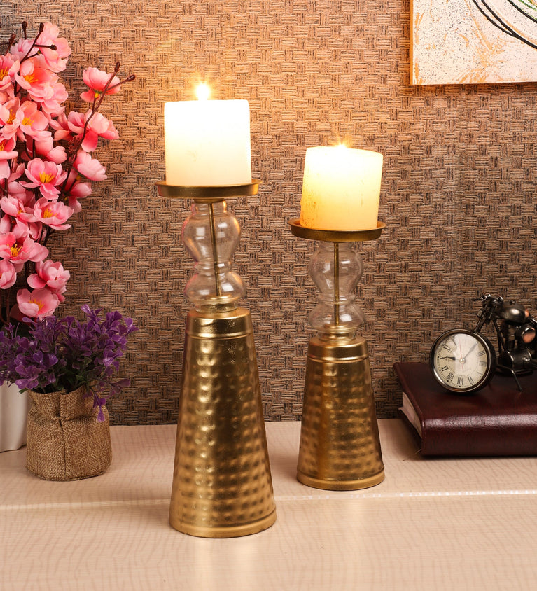 HANSA CANDLE STAND ( Set of 2)