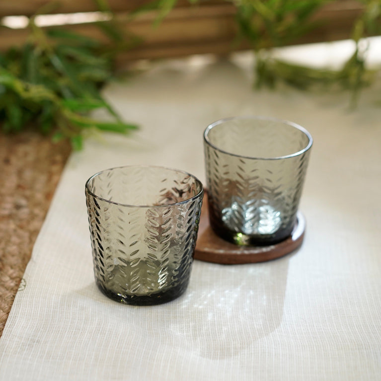 MAJULI JUICE SHORT GLASSES SET of 2