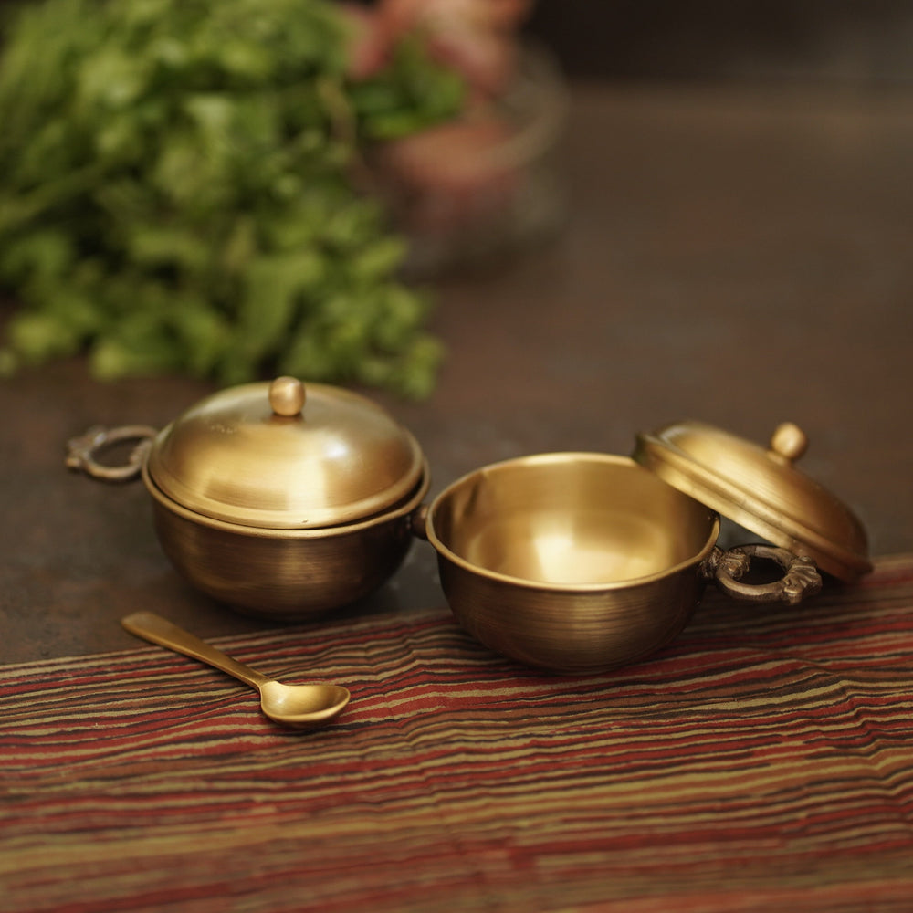 RANGOLI CHUTNEY BOWL with SPOON