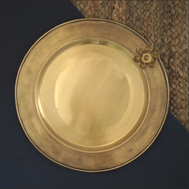 SUNEHARI POOJA PLATE LARGE