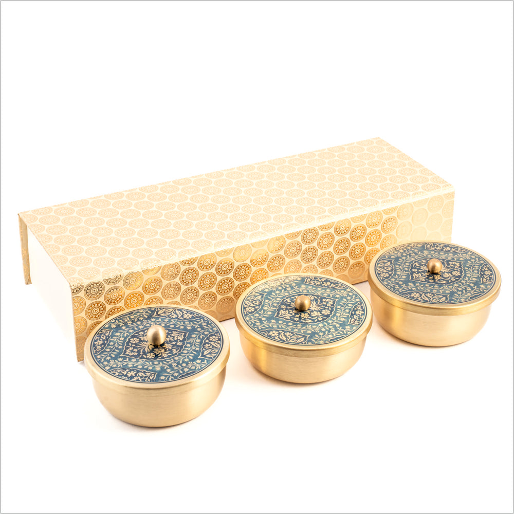 GIFT BOX : OMKARA MUTLI PURPOSE CONTAINER x 3