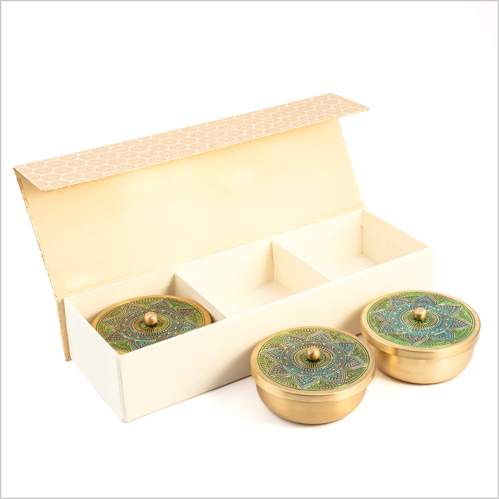 GIFT BOX : VRINDA MULTI PURPOSE CONTAINER x 3