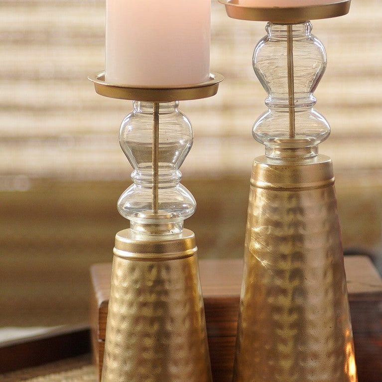 HANSA CANDLE STAND ( Set of 2)