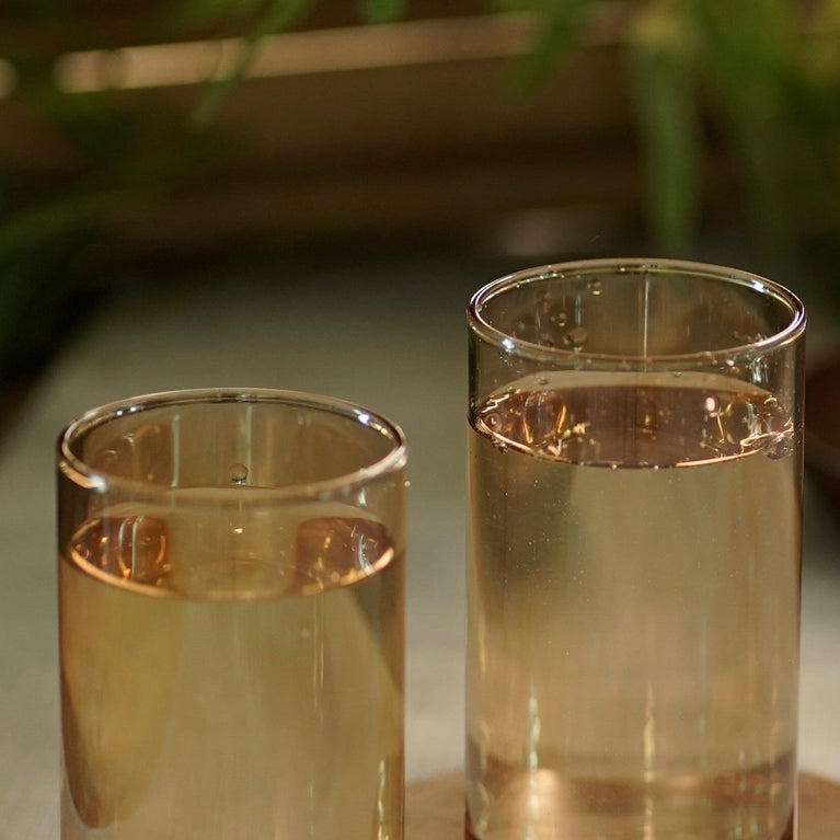 MAJULI GILDED WATER GLASS SET of 2