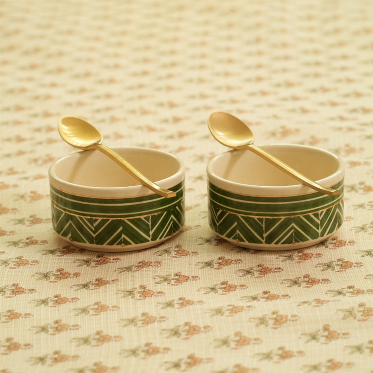 SINDHARI DESERT BOWL Set of 2 WITH SPOON