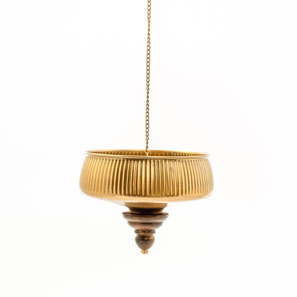 DEEPURLI HANGING MEDIUM WITH WOOD